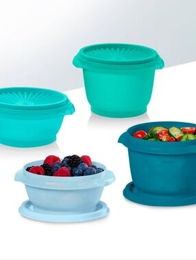 Tupperware 8-PC Heritage Food Storage Containers- Green